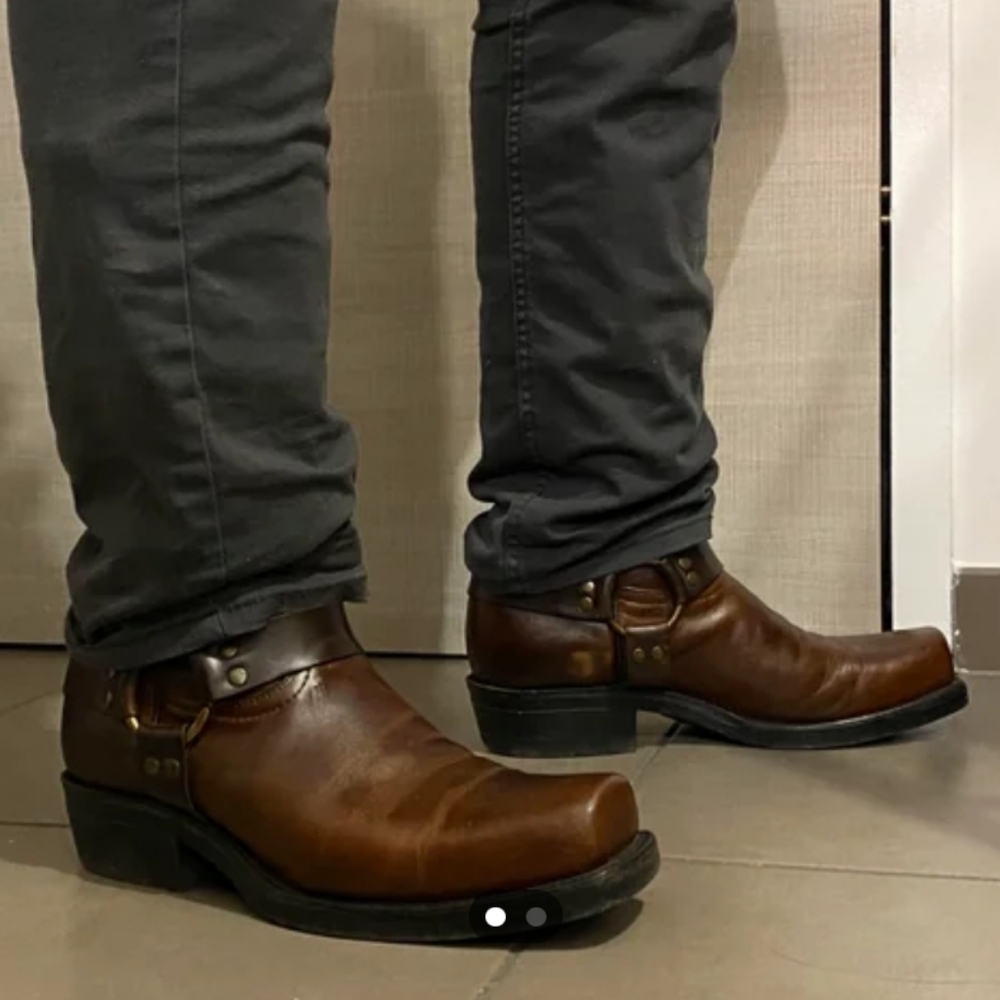 Boulet Motorcycle/ Western Cowboy Brown Boots Size 45EUR